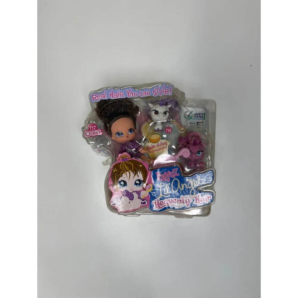 Bratz Lil Angelz Heavenly Hair Dana Doll Set 717 with Pets MGA Entertainment